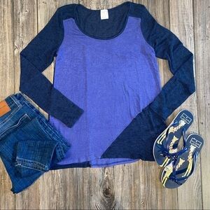 Ella Moss Purple/Blue Lightweight Shirt